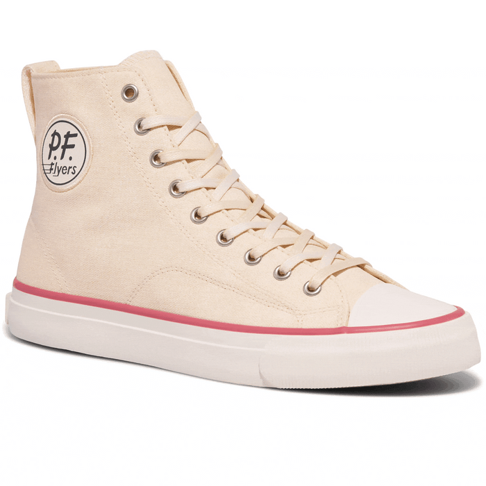 All-American High-Top Antique White/Crimson