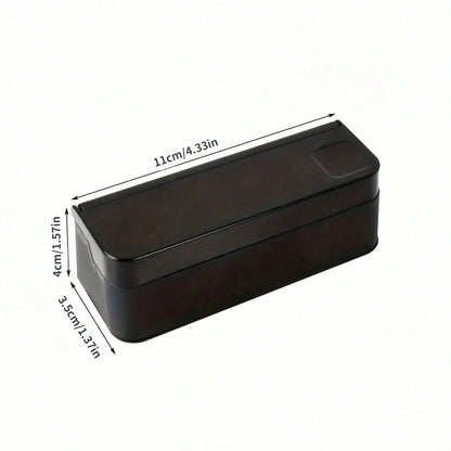All-In-One Coin Organizer Box- Foldable, Secure Storage For Various Coins, Ideal Car Console Accessory And Father's Day Gift