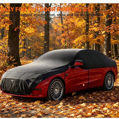 All-Weather Car Windshield & Half-Body Cover| Ultimate Protection Against Snow, Ice, Frost, And UV Rays