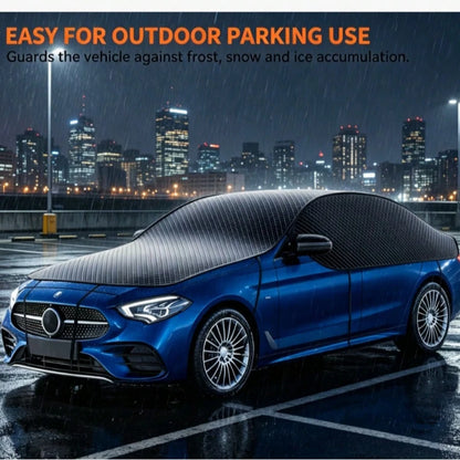 All-Weather Car Windshield & Half-Body Cover| Ultimate Protection Against Snow, Ice, Frost, And UV Rays