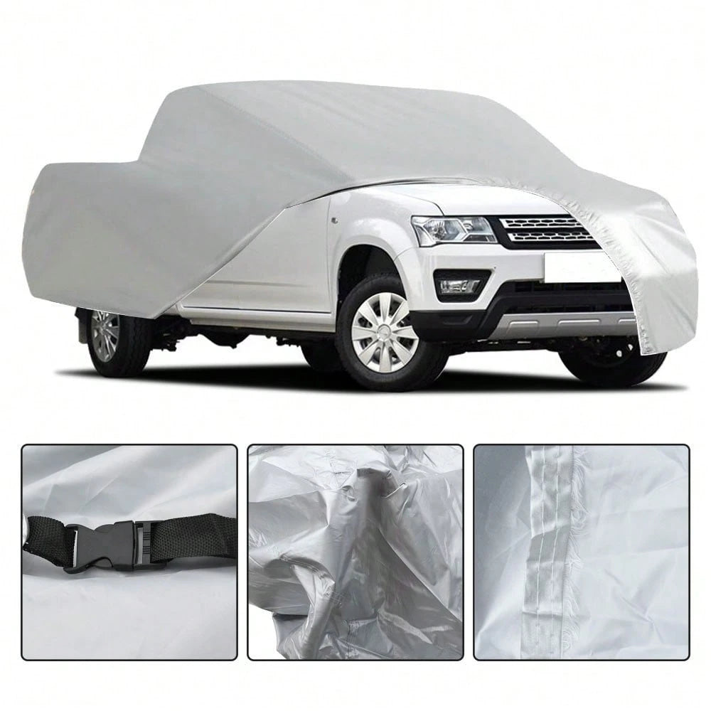 All Weather Heavy Duty Outdoor Pickup Truck Cover Sun Rain Replacemenet For Universal Pickup Truck Up To 210 L X 70 W X 65 H