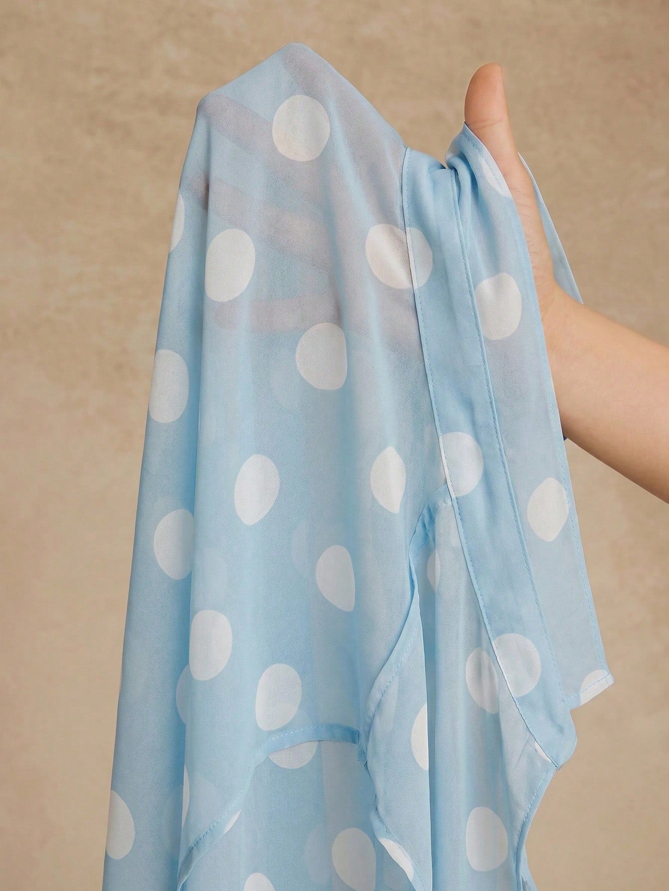 Anewsta Essential High Quality Fashionable French Retro Elegant Polka Dot Chiffon Long Sleeve Blouse, Versatile Polka Dot Shirt For Commuting, Vacation Outfits For Women