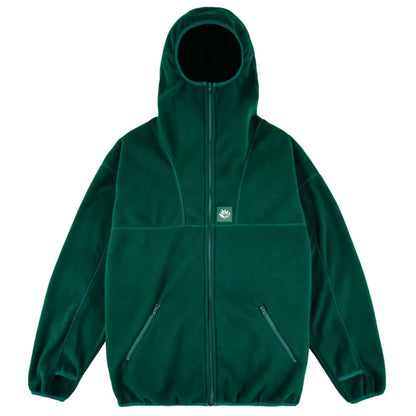 Antartic zipped hoodie green magenta
