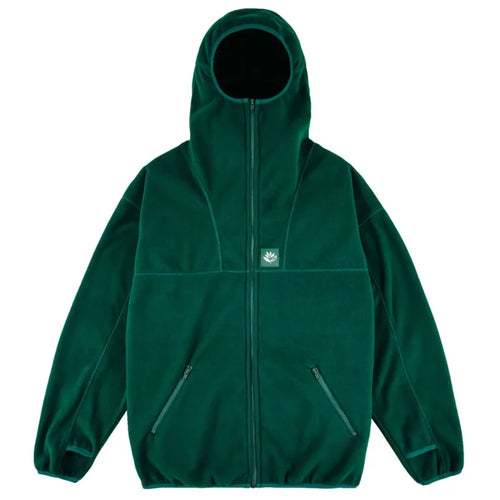 Antartic zipped hoodie green magenta