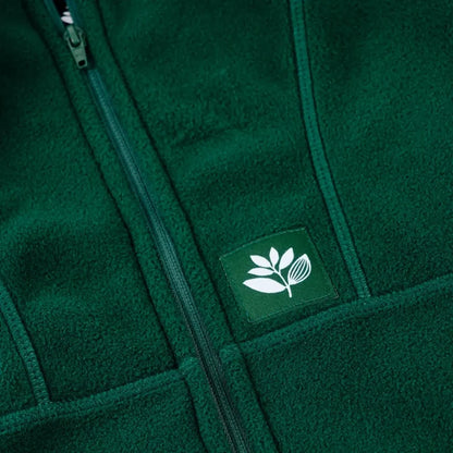 Antartic zipped hoodie green magenta