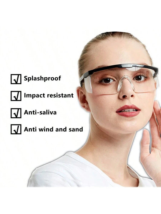 Anti-Splash Eye Protection Work Safety Goggles Windproof Dustproof Protective Glasses Optical Lens Frame Cycling Glasses Goggles
