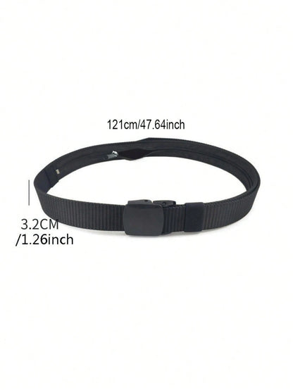 Anti-Theft Travel Cash Belt Bag,Outdoor Money Hiding Security Belt With Zipper,Men Waist Strap With Secret Pocket Travel Fanny Pack Sport Waist Bag