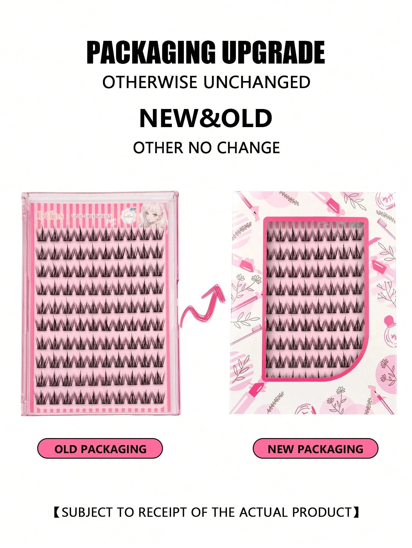 Asiteo 100pcs C Curl Pre-Glued Self-Adhesive Angel Cluster False Eyelashes, Cartoon Style Individual Glue-Free Eyelashes, DIY Eyelash Extension Cluster Eyelashes, Natural Slim Cartoon Eyelashes, Makeu
