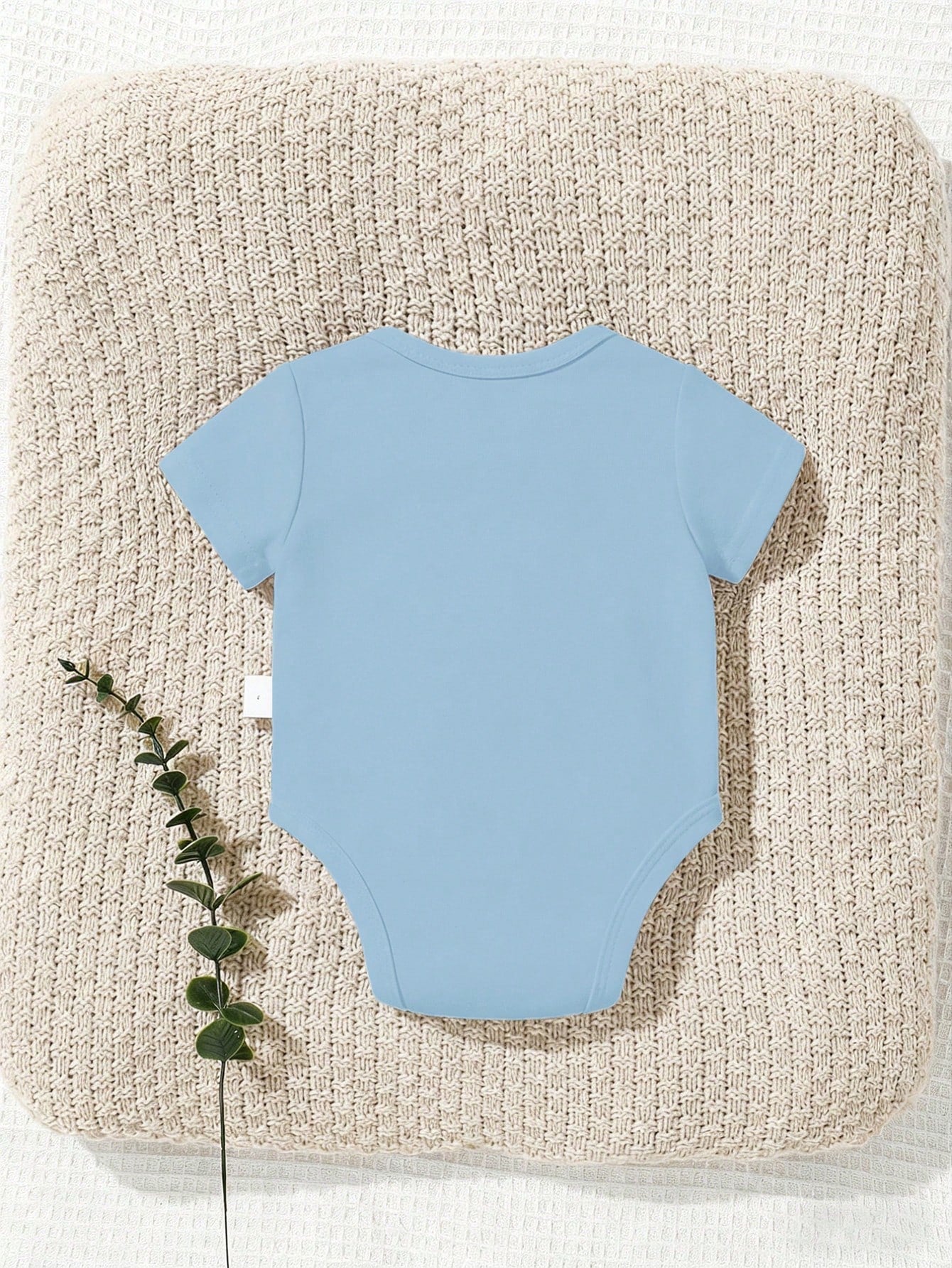 Baby Boy Casual Cartoon Dad + Me Fist Bump Print Short Sleeve Bodysuit, Suitable For Spring/Summer