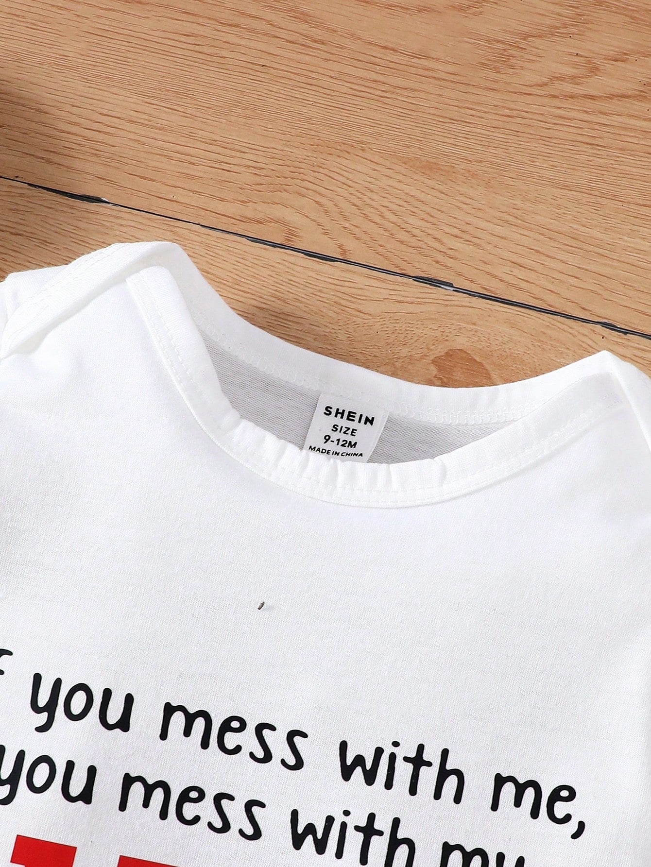Baby Boy Casual Slogan Printed Comfortable Short Sleeve Bodysuit For Summer