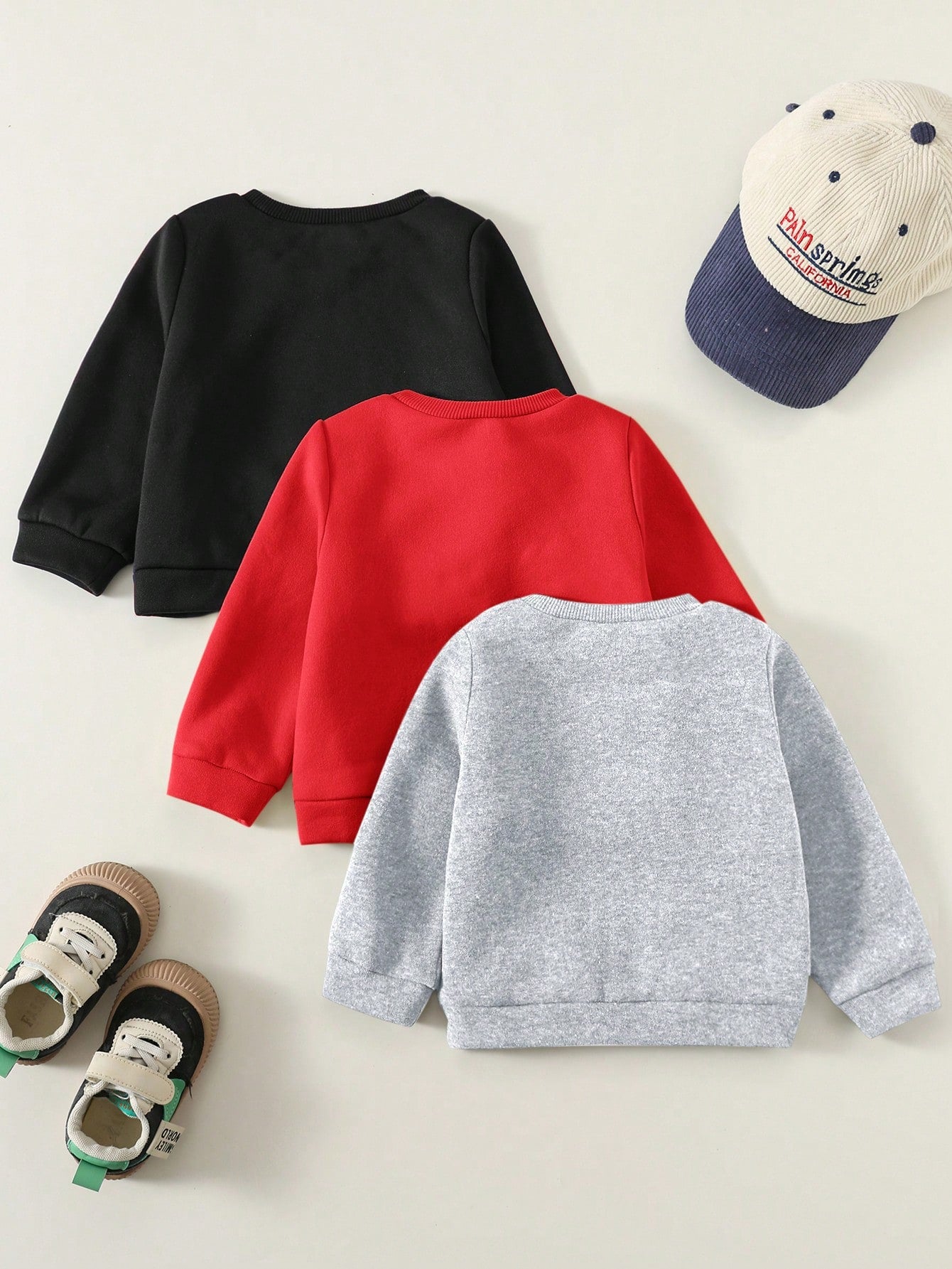 Baby Boy Clothes Baby Boy Fall And Winter Clothes Outfit Set, Sweatshirts, 3pcs/Set Thermal Lined Thickened