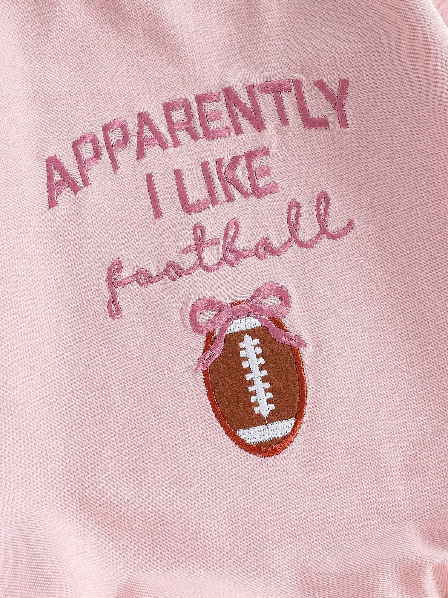 Baby Boy Girl Football Outfits GAME DAY Crewneck Sweatshirt Bubble Romper Oversized Long Sleeve Bodysuit