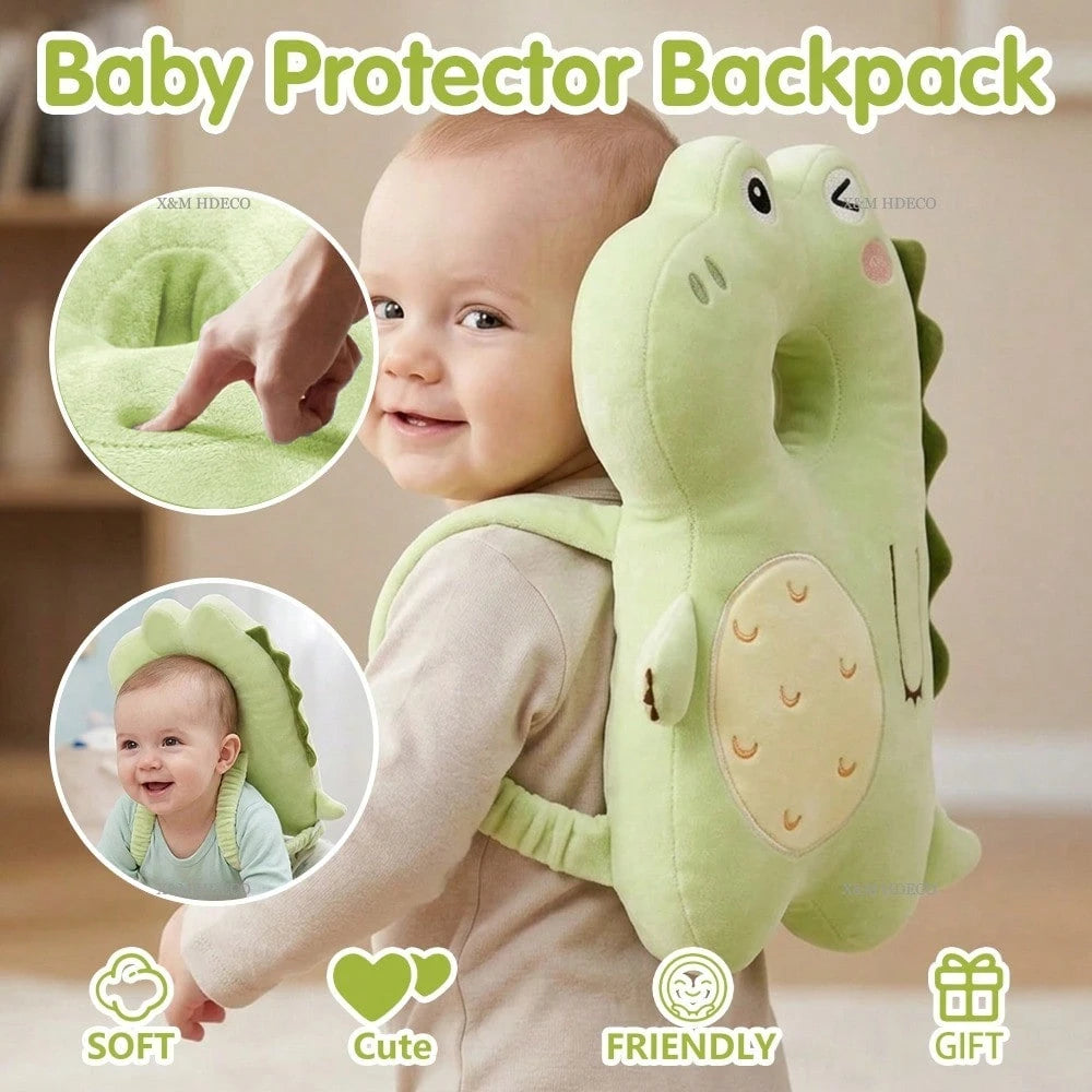Baby Fall Back Head Protector, Headprotector For Baby Walking Pad Backpack For Babies Learning Walking Crawling, Head Protection Pad
