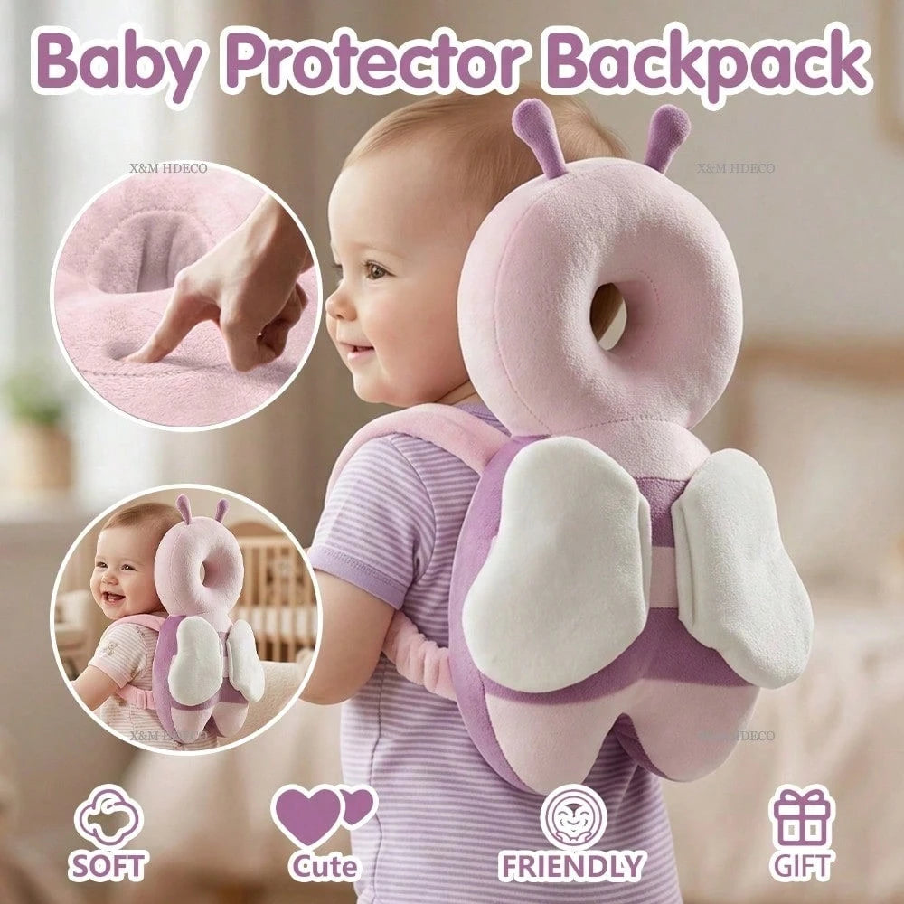 Baby Fall Back Head Protector, Headprotector For Baby Walking Pad Backpack For Babies Learning Walking Crawling, Head Protection Pad
