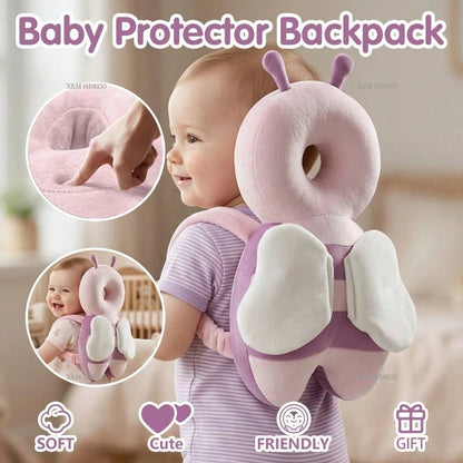 Baby Fall Back Head Protector, Headprotector For Baby Walking Pad Backpack For Babies Learning Walking Crawling, Head Protection Pad
