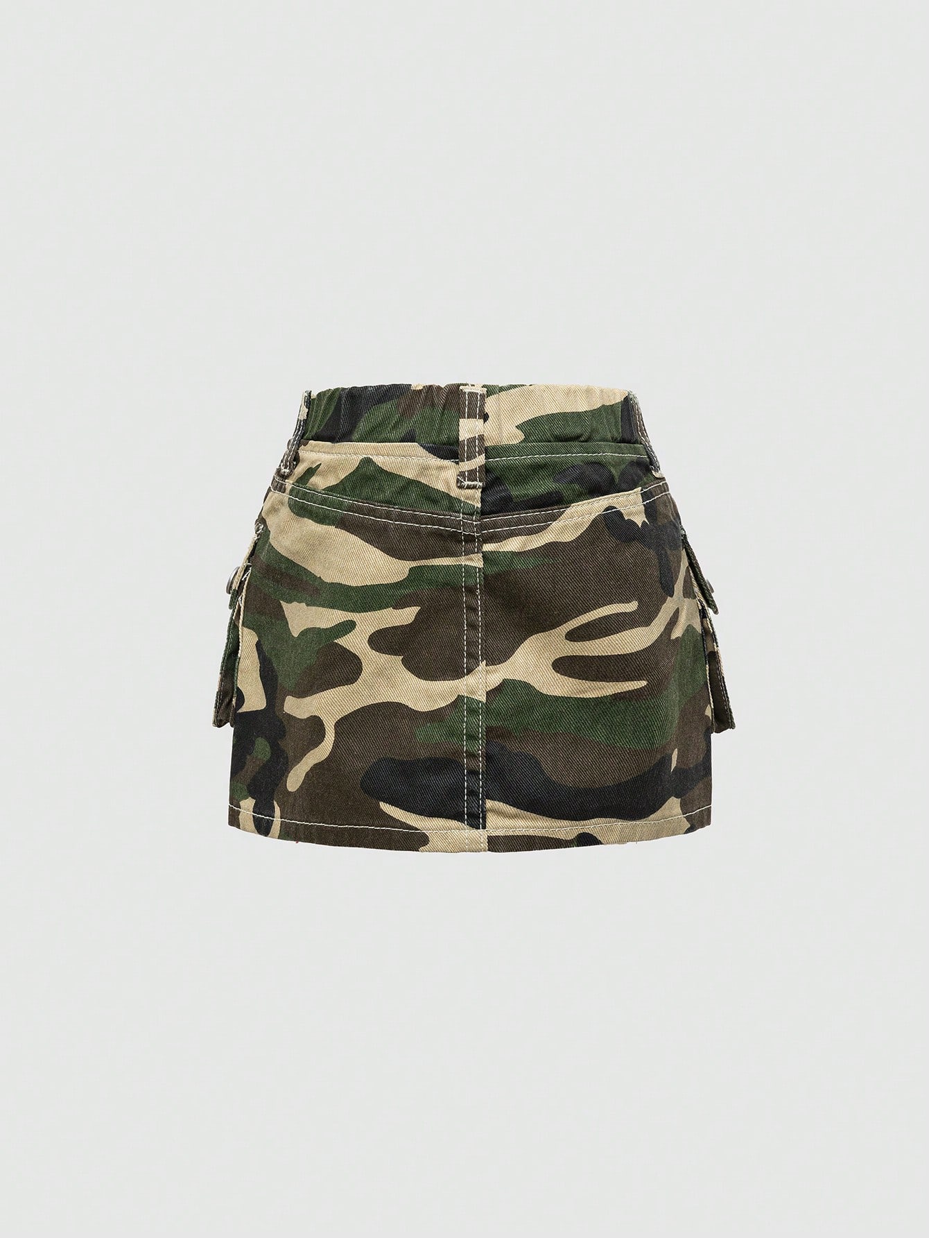 Baby Girl Camouflage Print Denim Skirt