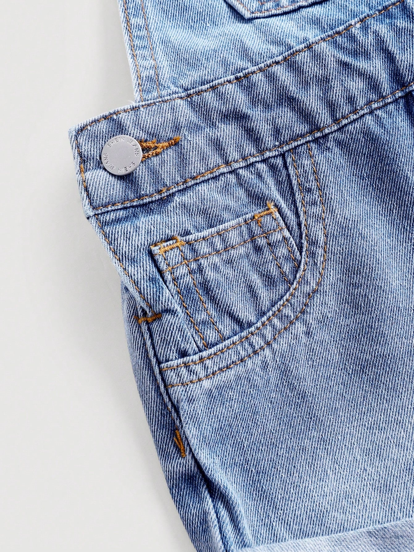 Baby GirlLoose Fit Denim Overalls With 3D Bow Decor At Back Waist,Summer Outfits,Casual And Fashionable Vacation Outfits,Street Wear,2000s Style,Comfortable And Soft Denim,Comfortable And Soft