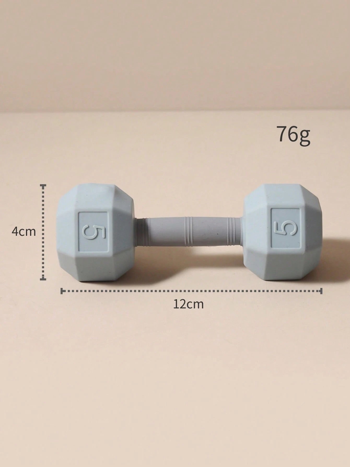 Baby Silicone Dumbbell Teether, Infant Teething Toy, Easy Grip Teething Stick, Newborn Gift, Photo Prop