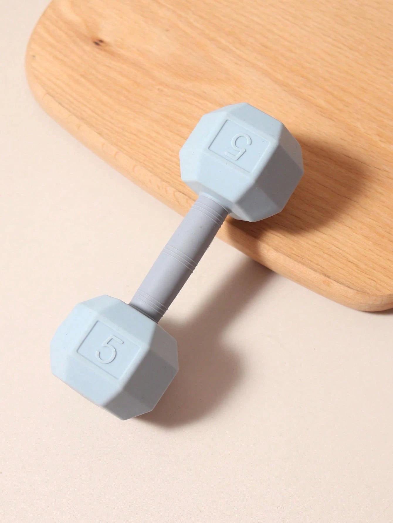 Baby Silicone Dumbbell Teether, Infant Teething Toy, Easy Grip Teething Stick, Newborn Gift, Photo Prop