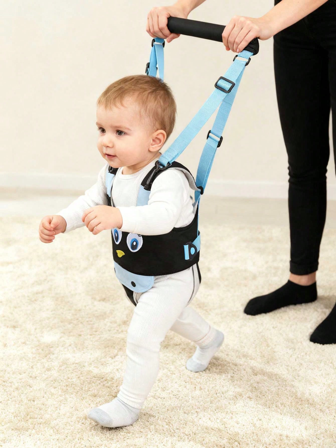 Baby Walking Assistant Harness- Handheld Child Walking Aid- Infant Toddler Walking Harness Leash- Children Baby Walking Learning Support Training Tool- Suitable For 7-24 Months Old Kids