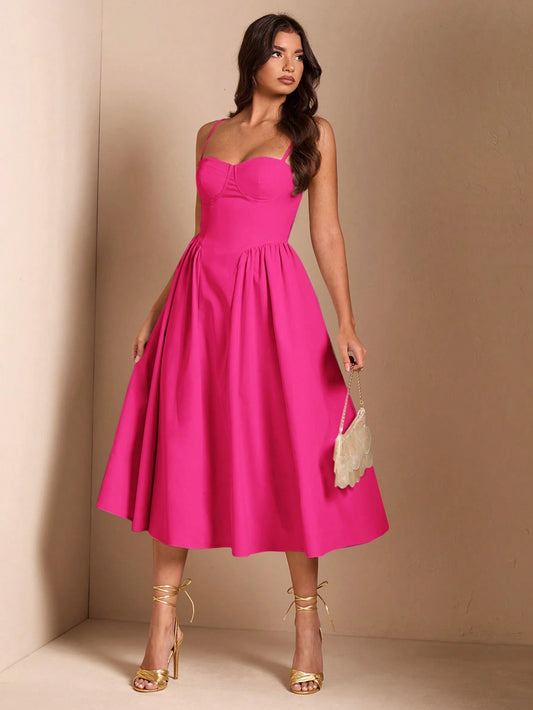 BAE Elegant Women Ruffle Dress, Suitable For Daily Dates, Outings, Nightclub, Party Occasions, Autumn Collection