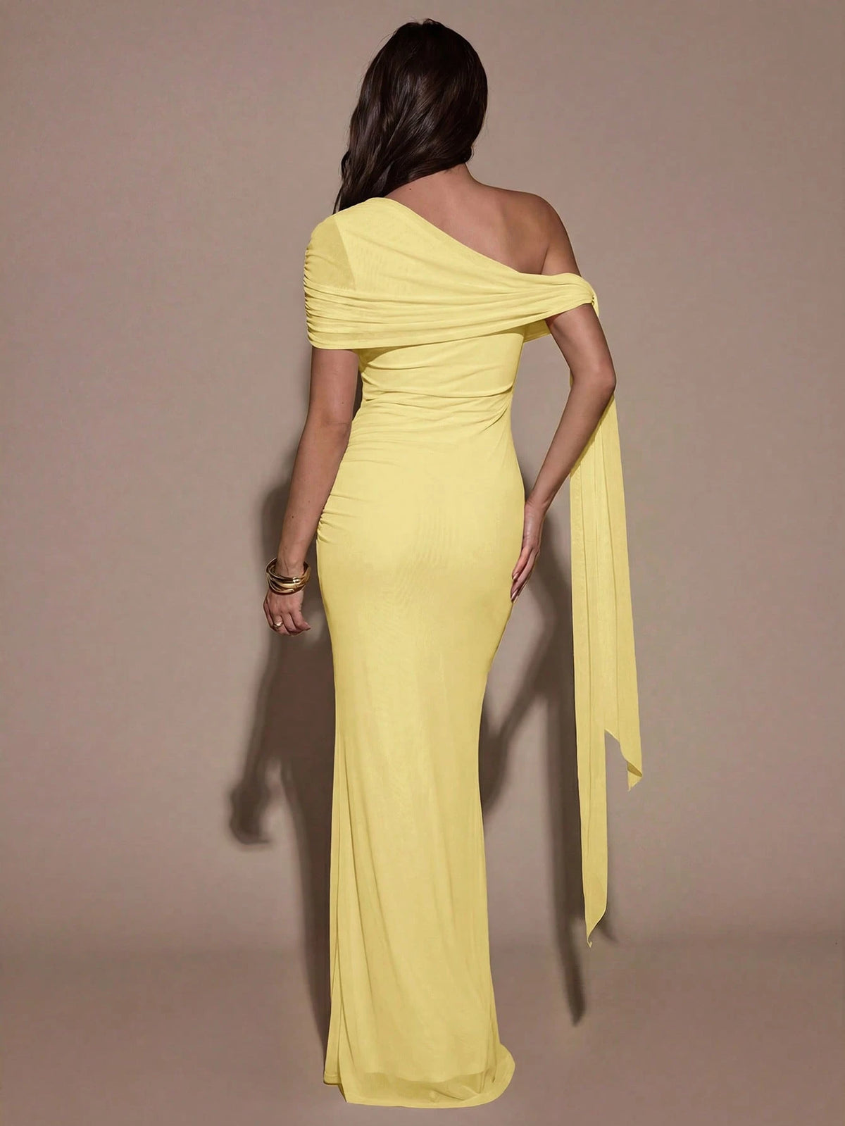 BAE Women's Solid Color Asymmetric Twist Bodycon Elegant Summer Dress,Summer Dresses For Women