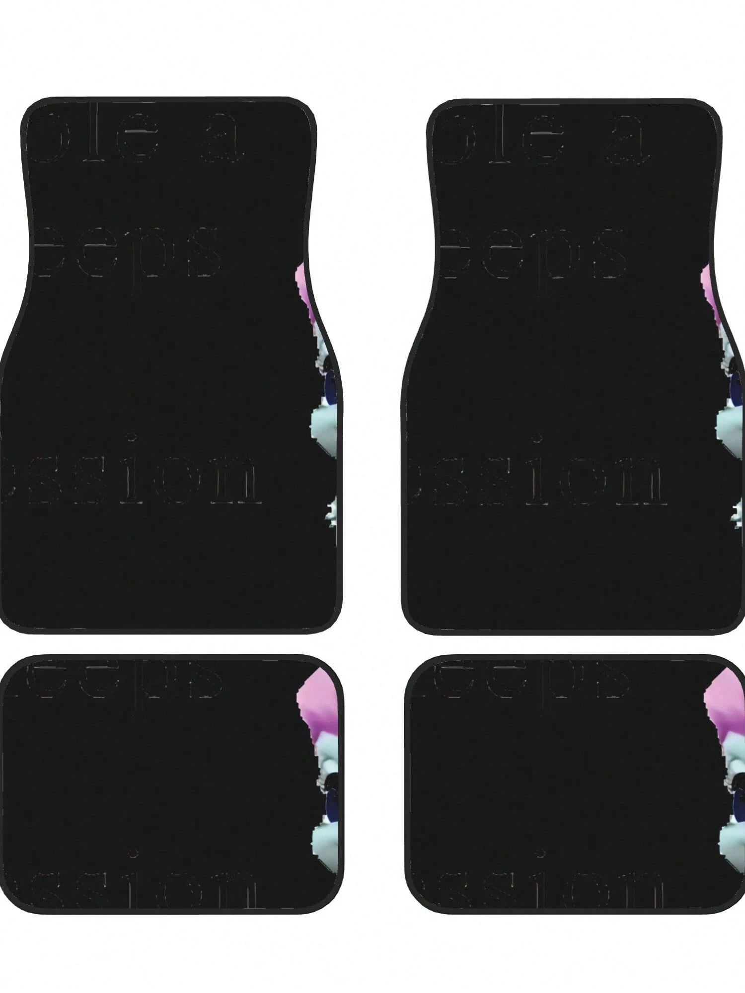 BIbble Meme 4-Piece Custom Printed All-Weather Floor Mats- Universal Fit For Suv, Truck, Van| Easy Clean