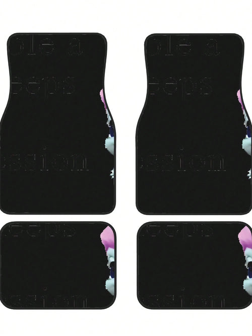 BIbble Meme 4-Piece Custom Printed All-Weather Floor Mats- Universal Fit For Suv, Truck, Van| Easy Clean