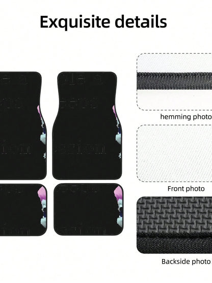 BIbble Meme 4-Piece Custom Printed All-Weather Floor Mats- Universal Fit For Suv, Truck, Van| Easy Clean