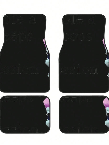 BIbble Meme 4-Piece Custom Printed All-Weather Floor Mats- Universal Fit For Suv, Truck, Van| Easy Clean