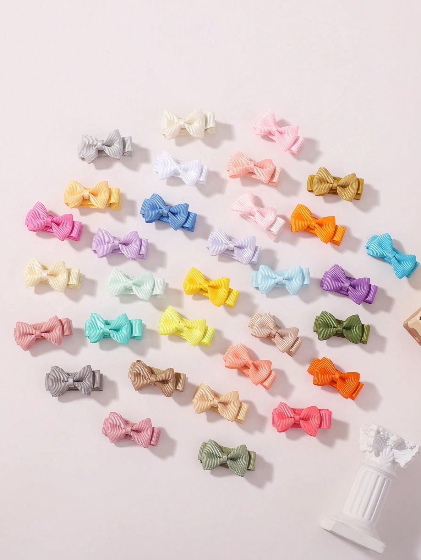 bilicaca 10/20/40/50/60/80/100pcs Macaron Color Baby Hair Clips, Fully Fabric Covered Cute Baby Hair Accessories, Colorful And Fun Children's Hair Accessories, Random Colors, Birthday Gift