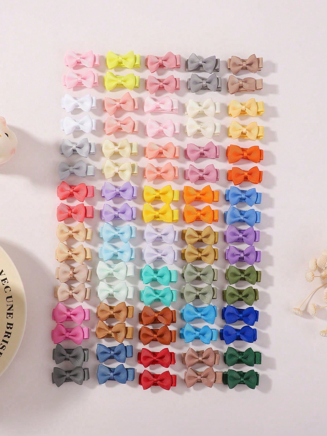 bilicaca 10/20/40/50/60/80/100pcs Macaron Color Baby Hair Clips, Fully Fabric Covered Cute Baby Hair Accessories, Colorful And Fun Children's Hair Accessories, Random Colors, Birthday Gift