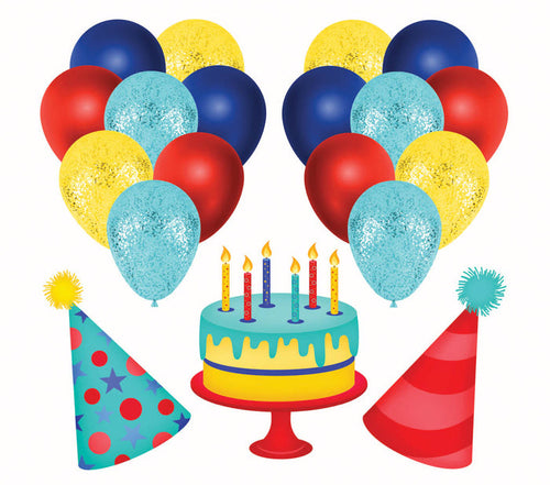 Birthday Set 3h Half Sheet (Must Purchase 2 Half sheets - You Can Mix & Match)