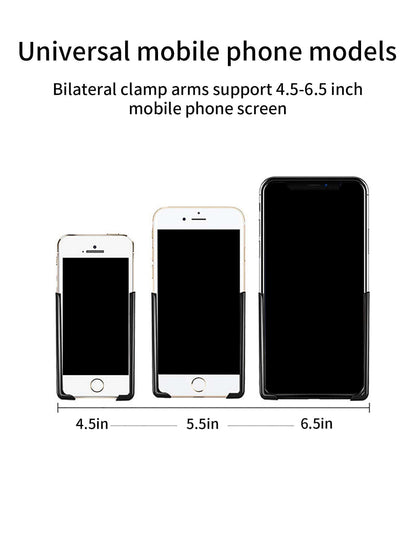 Black Crystal Rhinestone Design Car Air Vent Phone Holder, Multifunctional Car Phone Mount Clip, Compatible With IPhone, Android Phones, Gift For Boyfriend, Family, Friends