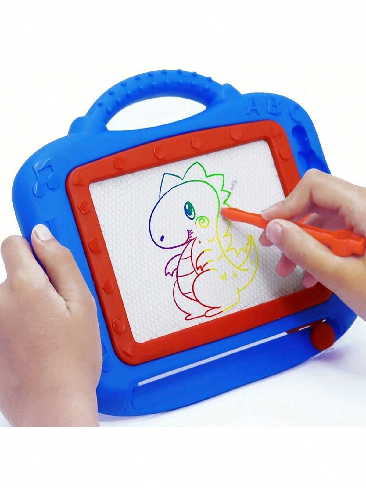 Black & White Magnetic Drawing Board, Cartoon Dinosaur Design, Educational Magnetic Doodle Board, Small Size, Halloween, Holiday Gift