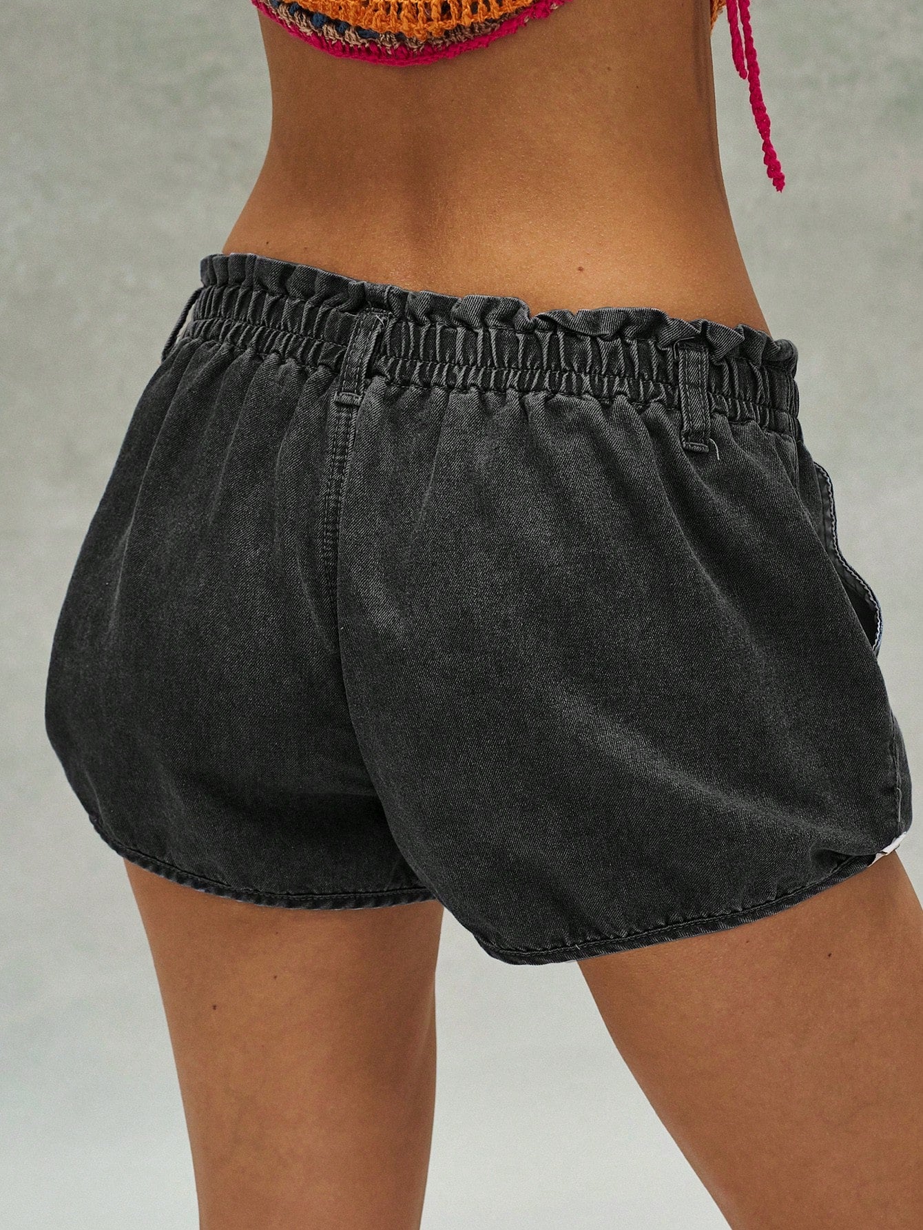 Bohemela Women's Solid Color Casual Shorts