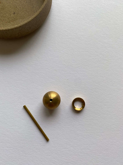 Brass Ball Incense Holder, Two Sizes