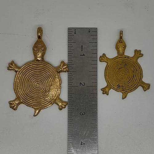 Brass Turtle Pendant