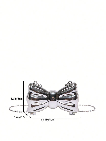 Butterfly Shaped Mini Evening Bag, Women's Stylish Chain Shoulder/Crossbody Bag, Suitable For Party And Date