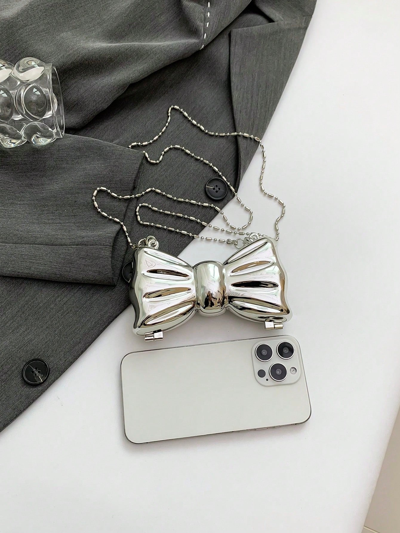 Butterfly Shaped Mini Evening Bag, Women's Stylish Chain Shoulder/Crossbody Bag, Suitable For Party And Date