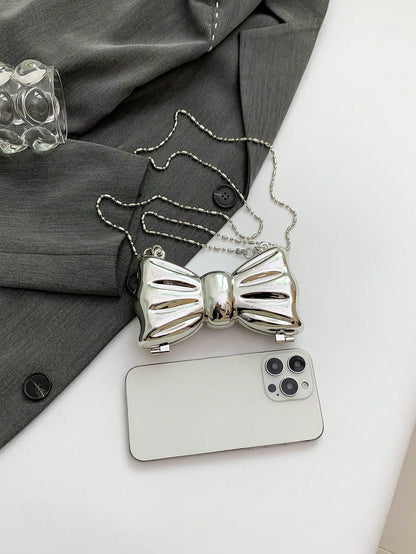 Butterfly Shaped Mini Evening Bag, Women's Stylish Chain Shoulder/Crossbody Bag, Suitable For Party And Date