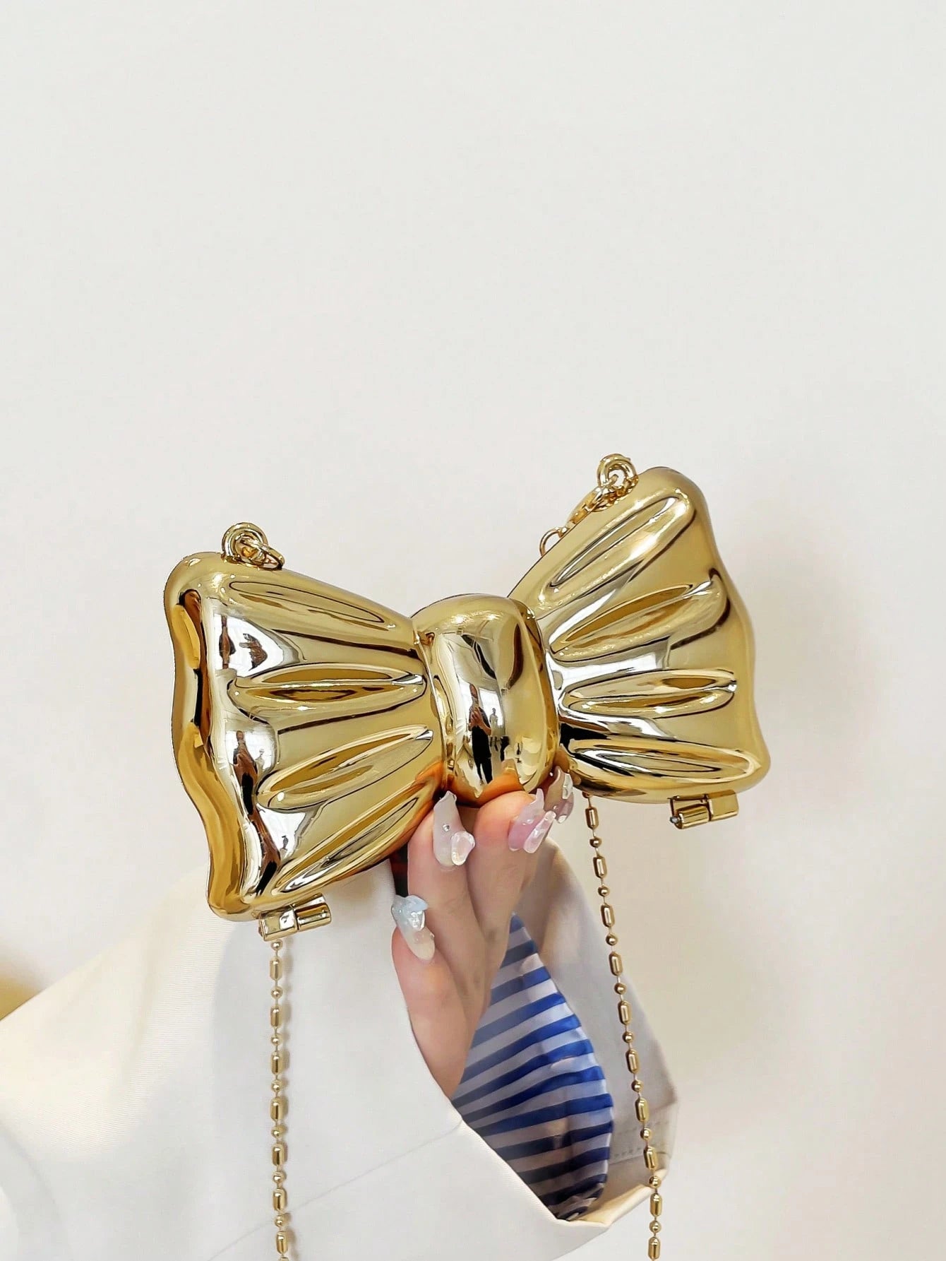 Butterfly Shaped Mini Evening Bag, Women's Stylish Chain Shoulder/Crossbody Bag, Suitable For Party And Date