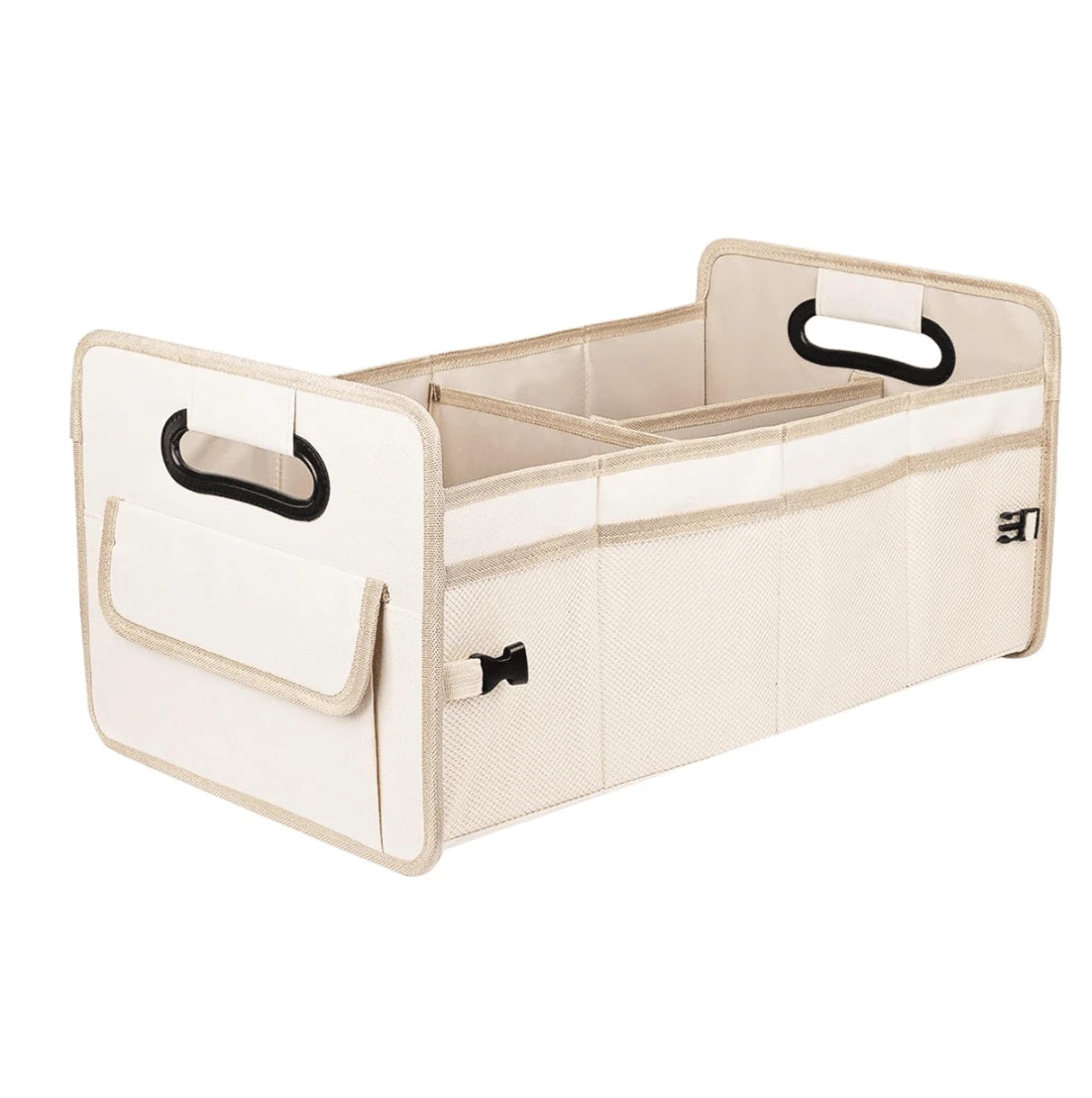 Car Accessories Interior| 1pc Foldable Car Trunk Storage Organizer With Handle, Fits Most Vehicles To Keep Trunks Tidy- Car Accessories For Women, Car Essentials, Trunk Organizer, Car Orginizer, Pin