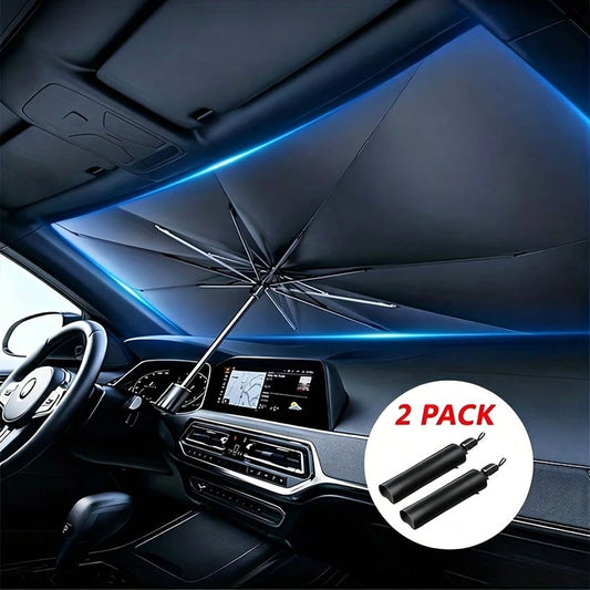 Car Acessesories UV Protection Windshield Sun Shade-Automobile Cover- Best Gift For Colleagues, Friends And Family Windshield Sunshade, Opaque Insulation Suitable For Various Vehicle Models SUV, Off