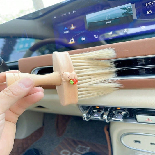 Car Cleaning Brush Detail Air Vent Seat Gap Brush Cleaning Dust Removal Tool Interior Accessories