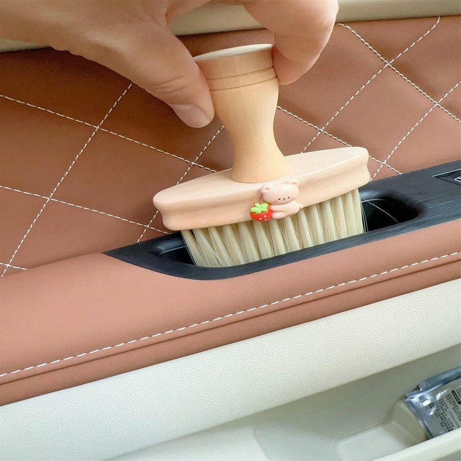 Car Cleaning Brush Detail Air Vent Seat Gap Brush Cleaning Dust Removal Tool Interior Accessories