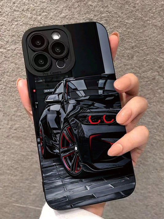 Car Colorful Painted Anti-Drop Phone Case Compatible With Iphone P14 Pro Max, P13, P11, P12, XR, 7/8, GES2, XS, P15, P16, P16 Pro, Galaxy S24, A03s, A03 Core, A04, A12, A13, A14, A21s, A22, A23, A24