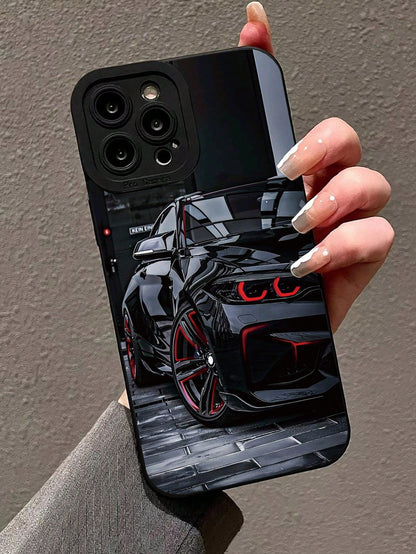 Car Colorful Painted Anti-Drop Phone Case Compatible With Iphone P14 Pro Max, P13, P11, P12, XR, 7/8, GES2, XS, P15, P16, P16 Pro, Galaxy S24, A03s, A03 Core, A04, A12, A13, A14, A21s, A22, A23, A24