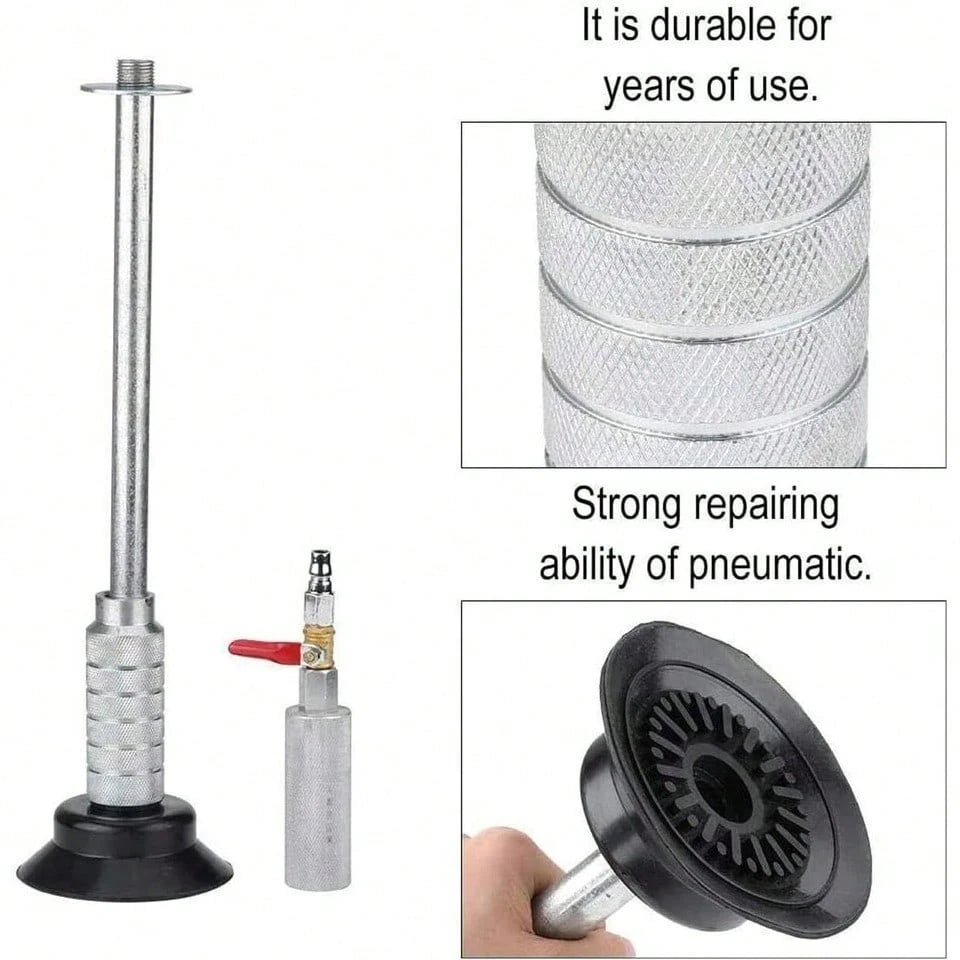 Car Dent Puller Tool, Slide Hammer Dent Puller With 3 Suction Cups, No Drilling Or Welding, Air Pneumatic Dent Removal Kit For Car Dent Door Dings Repair