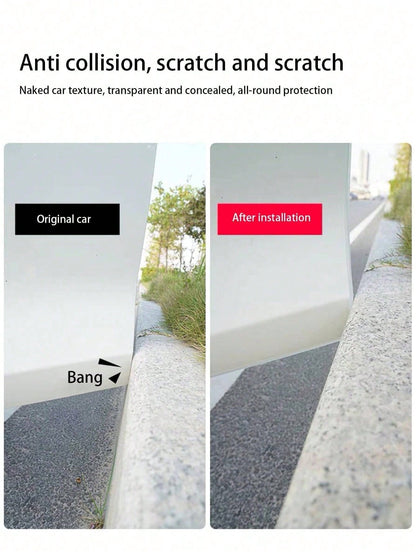 Car Door Edge Guards, Invisible Bumper Strips, Car Body Anti-Scratch Sealing Strips, Noise Insulation Decorative Strips, Suitable For Car Door Gaps Reinforcement, Great Gift For Men, Auto Accessories